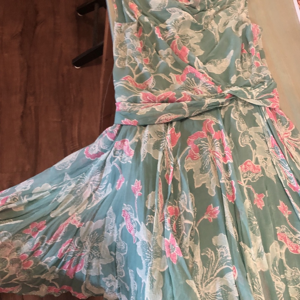 Odille silk chiffon dress from Anthropologie - Size 12